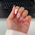 Cherry Blossom Pearl Press-On Nails