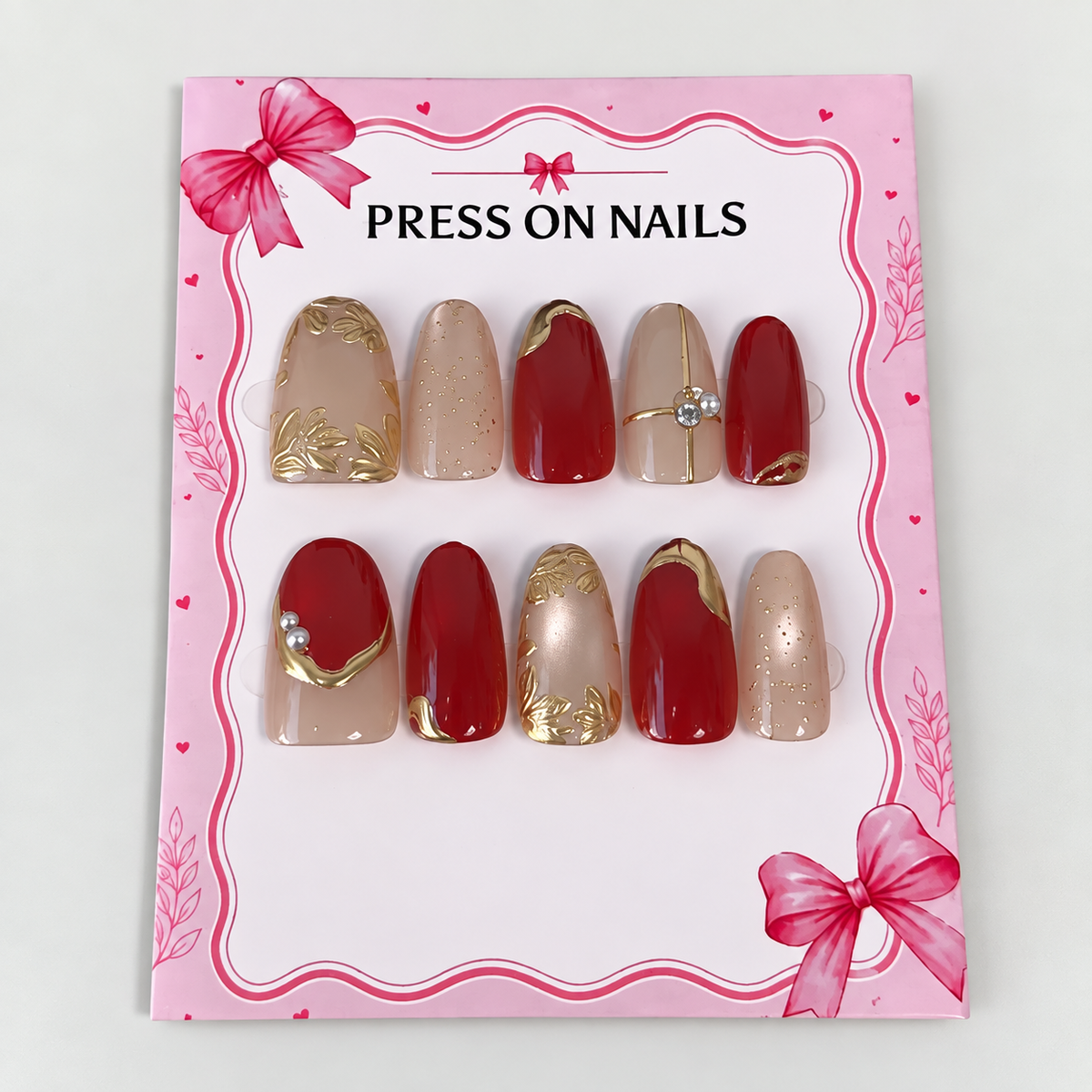 Ruby Luxe Press-On Nails❤️