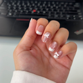 Bow French Tip Press-On Nails