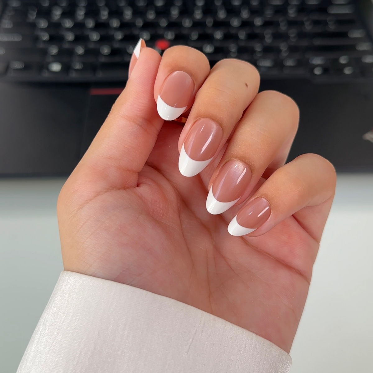 French Cateye Press-On Nails